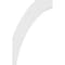 Ekena Millwork 4-in. W x 20-in. D x 32-in. H Thorton Architectural Grade PVC Knee Brace BRCP04X20X32THR - alternate 5